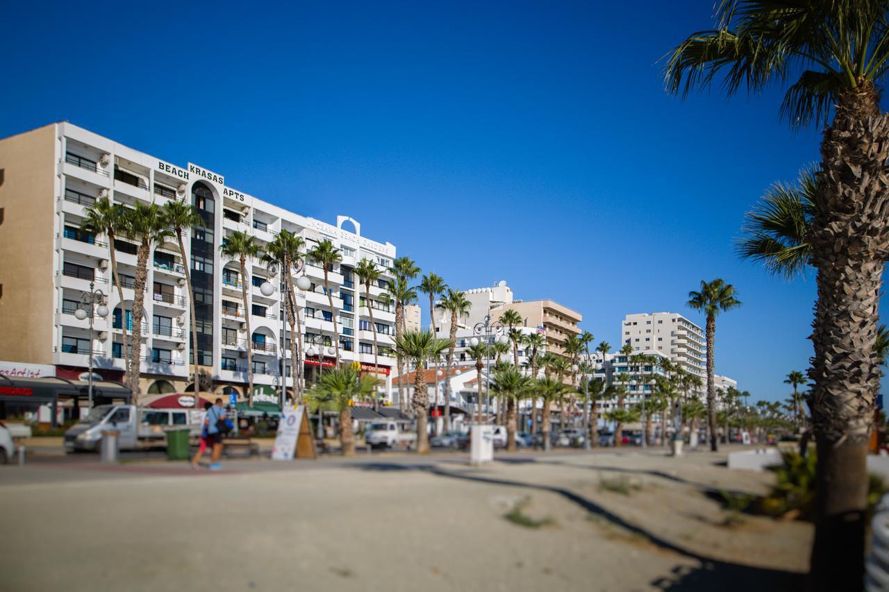 Krasas Beach Apts Ларнака Екстер'єр фото